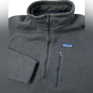 Patagonia Gray Quarter-Zip Sweatshirt